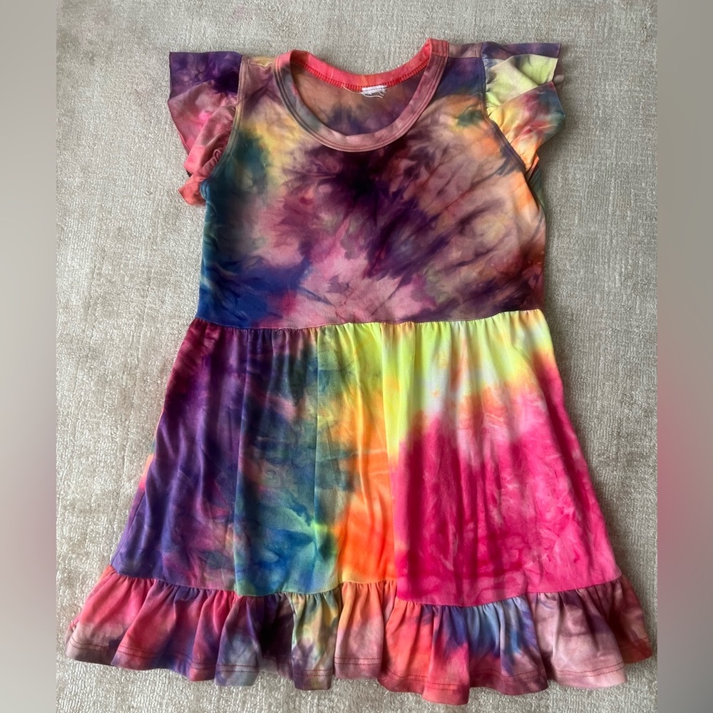 Little Mass tie dye dress size 5